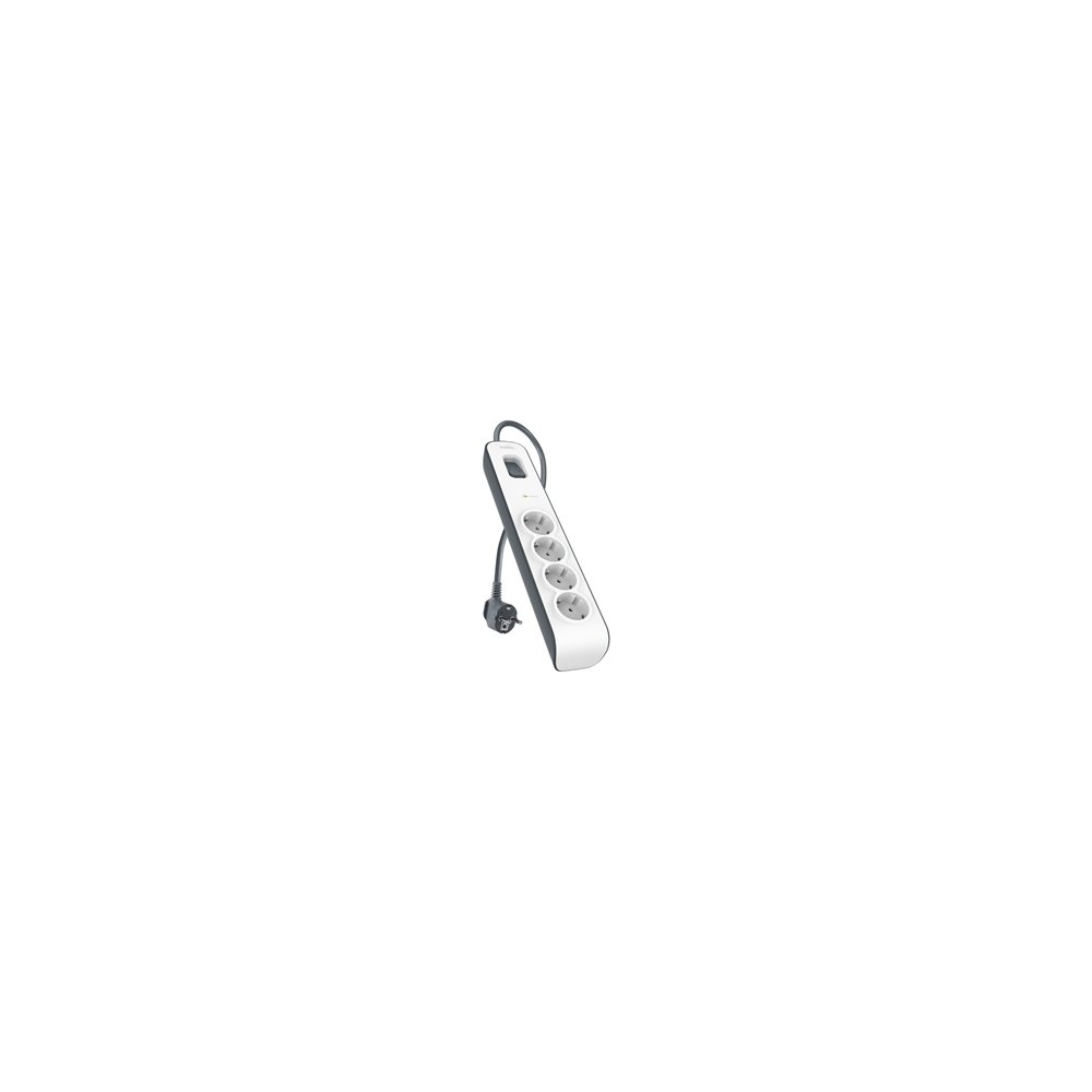 belkin bsv400vf2m-v2 gris, blanco 4 salidas ac 250 v 2 m