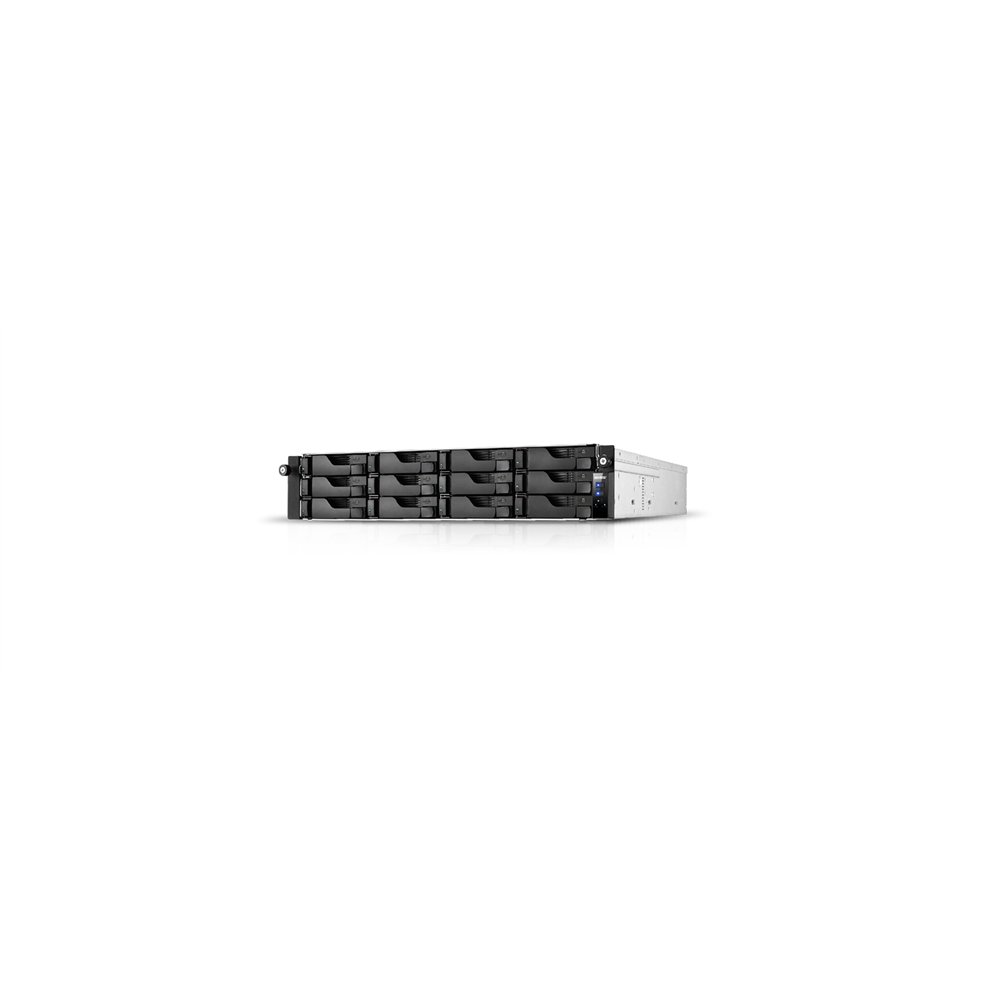 asustor as6512rd nas bastidor (2u) intel atom® c3538 8 gb ddr4 0 tb adm negro