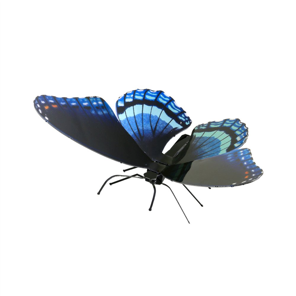 metal earth red spotted purple