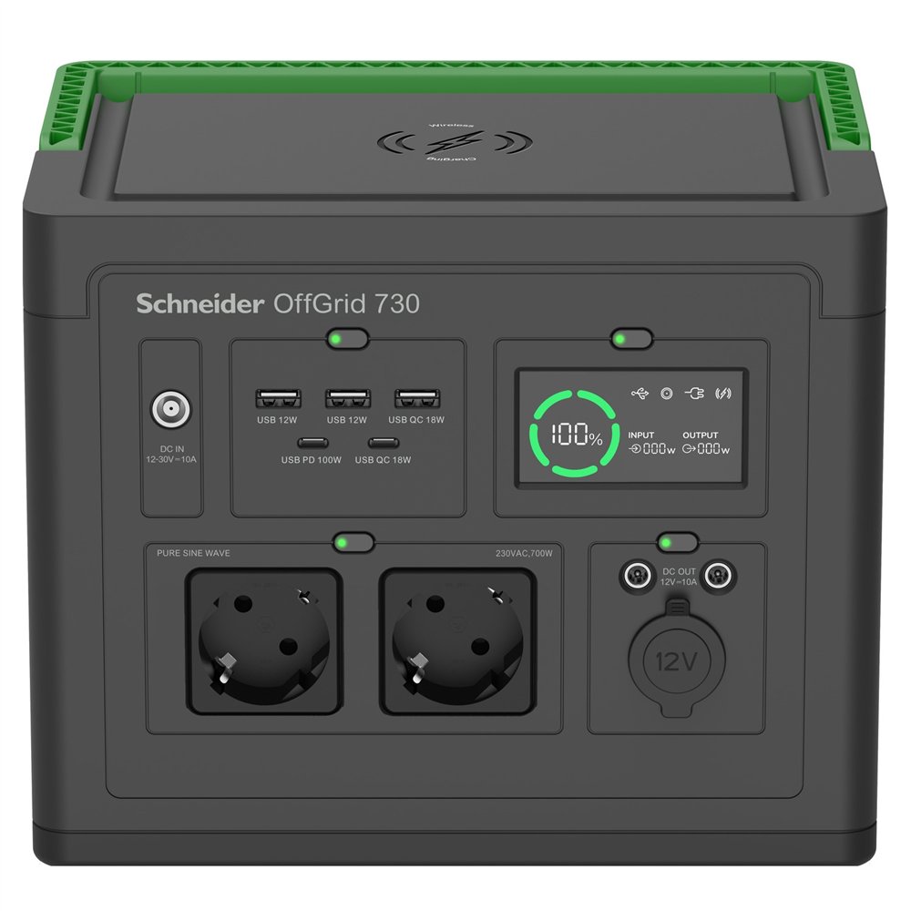 apc pps730-gr estación de energía portátil ión de litio 995 w 6,4 kg