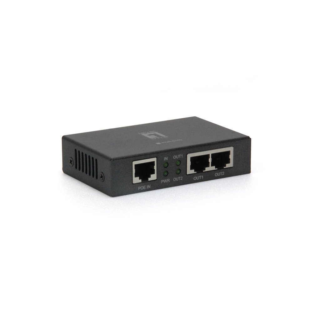 levelone repetidor poe, 2 poe outputs