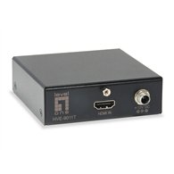 levelone hve-9010 extensor audio/video transmisor y receptor de señales av negro