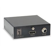 levelone hve-9010 extensor audio/video transmisor y receptor de señales av negro