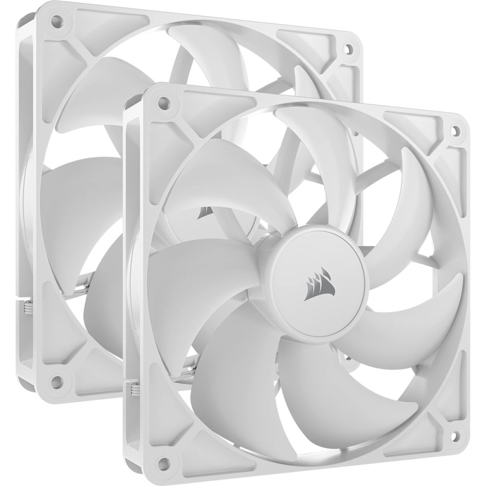 corsair rs140 carcasa del ordenador ventilador 14 cm blanco 2 pieza(s)