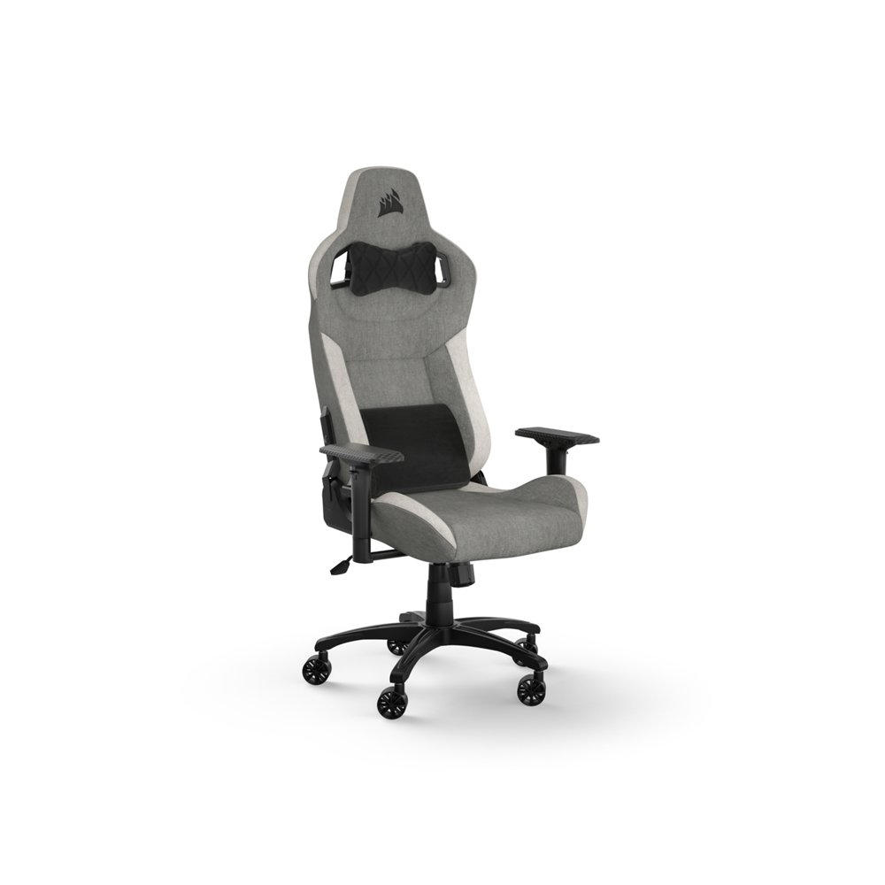 corsair cf-9010058-ww silla para videojuegos silla para videojuegos de pc asiento de malla gris