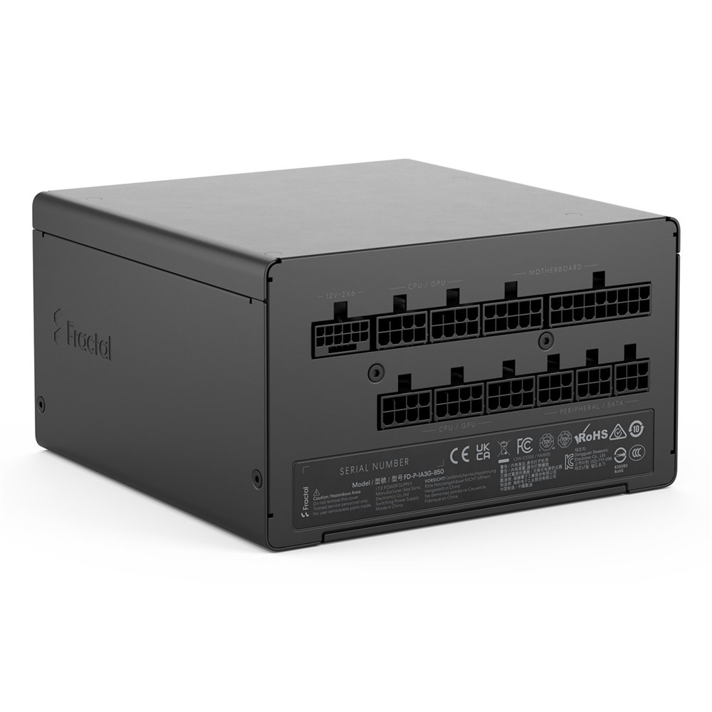 fractal design ion 3 gold 850w unidad de fuente de alimentación 24-pin atx atx negro