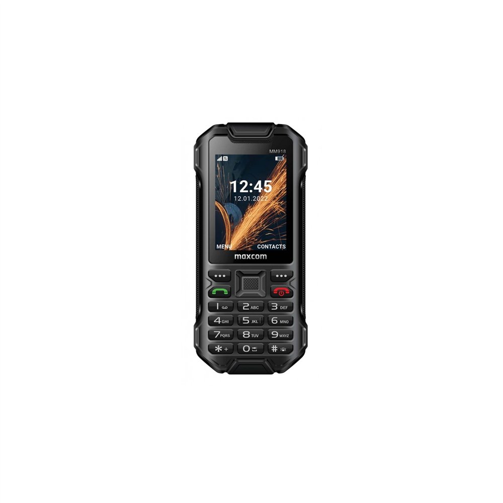 maxcom mm918l 6,1 cm (2.4") 124 g negro teléfono resistente