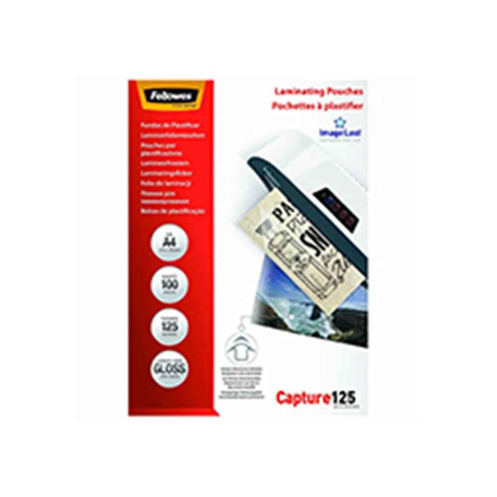fundas para plastificar fellowes a4 100 unid. (5307407)