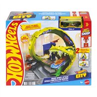 pista city ataque espiral de serpiente hot wheels