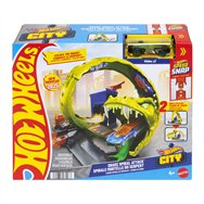 pista city ataque espiral de serpiente hot wheels