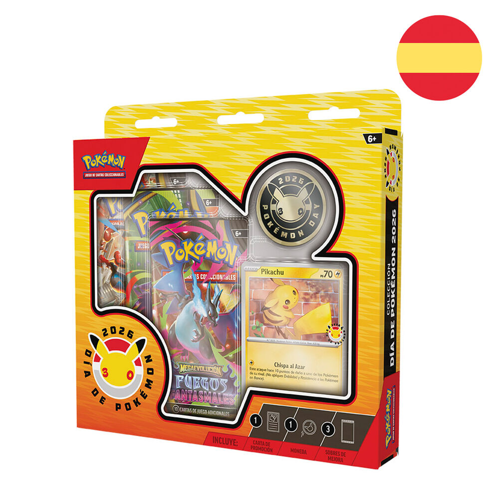 blister cartas special collection fuegos fantasmales pokemon español