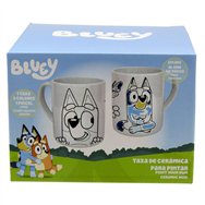 taza para pintar bluey