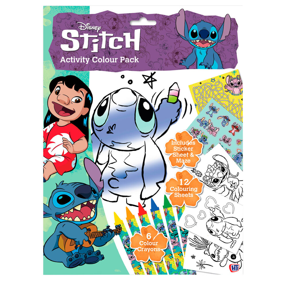 sobre de actividades stitch disney