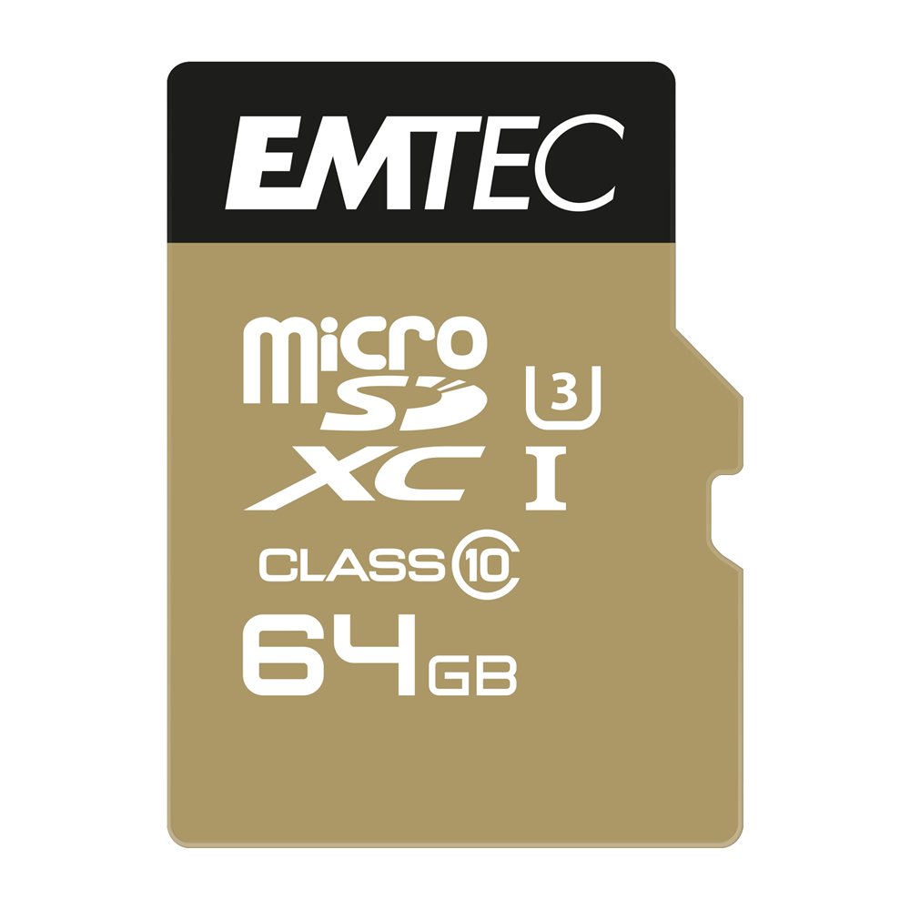 emtec ecmsdm64gxc10sp memoria microsdxc 64gb negro marron