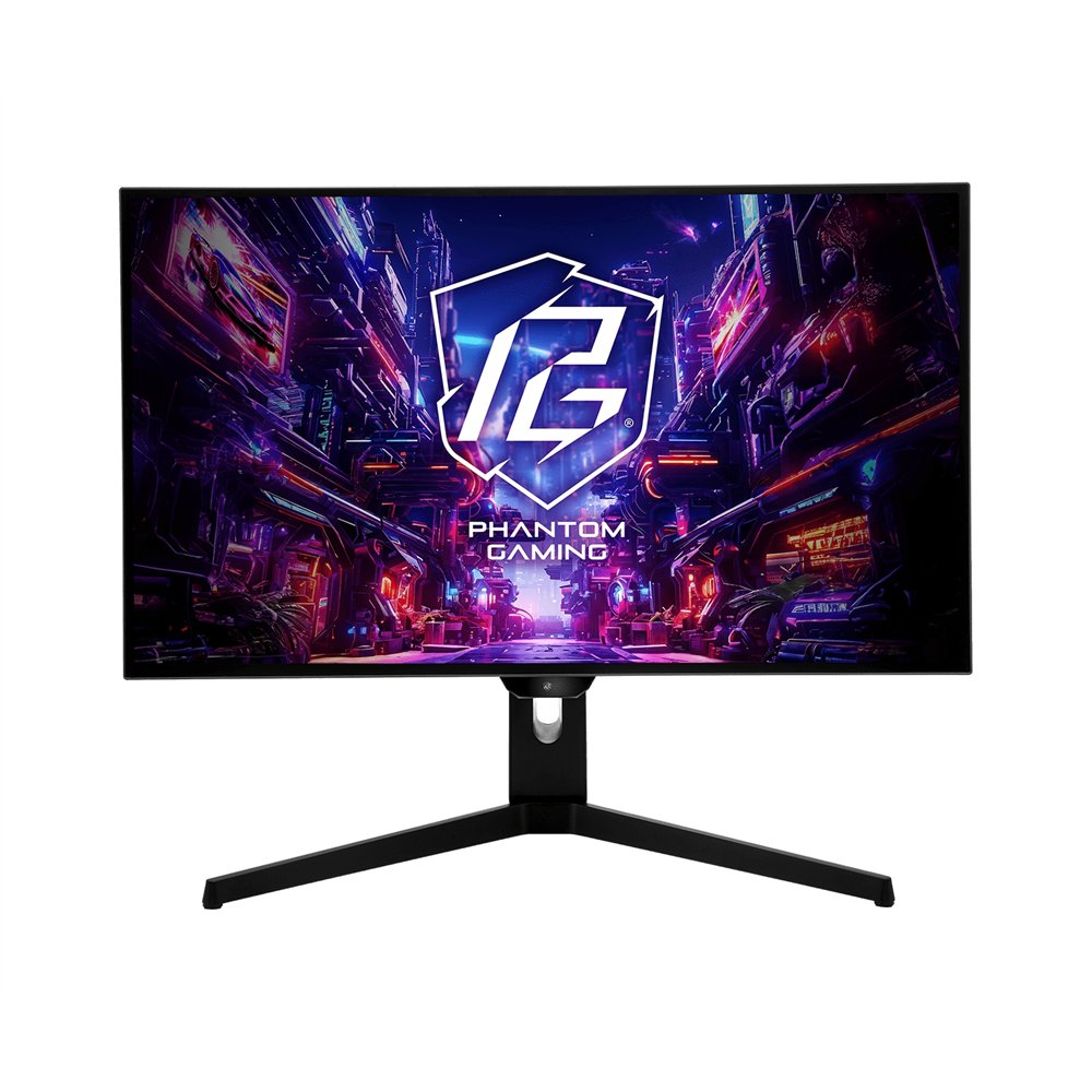 asrock pgo27qfs pantalla para pc 68,6 cm (27") 2560 x 1440 pixeles quad hd oled mesa negro
