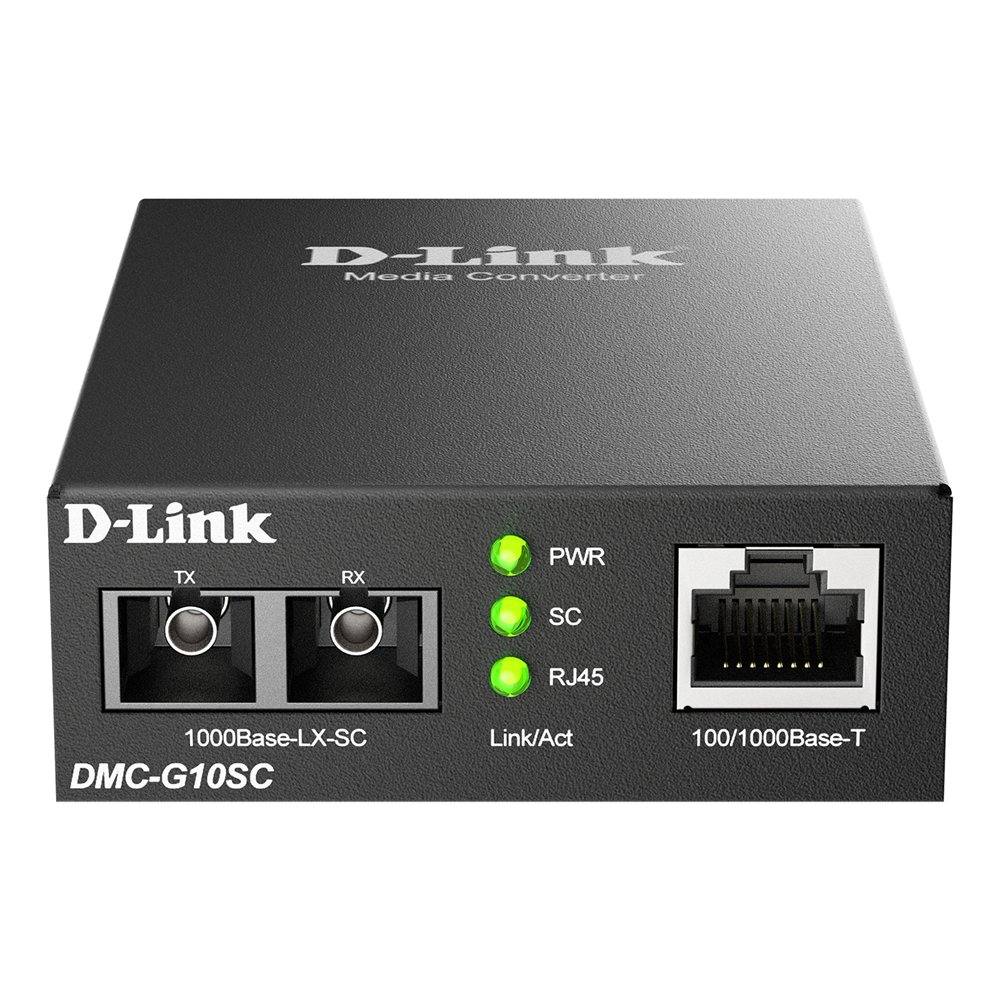 d-link dmc-g10sc/e convertidor de medio 1000 mbit/s monomodo