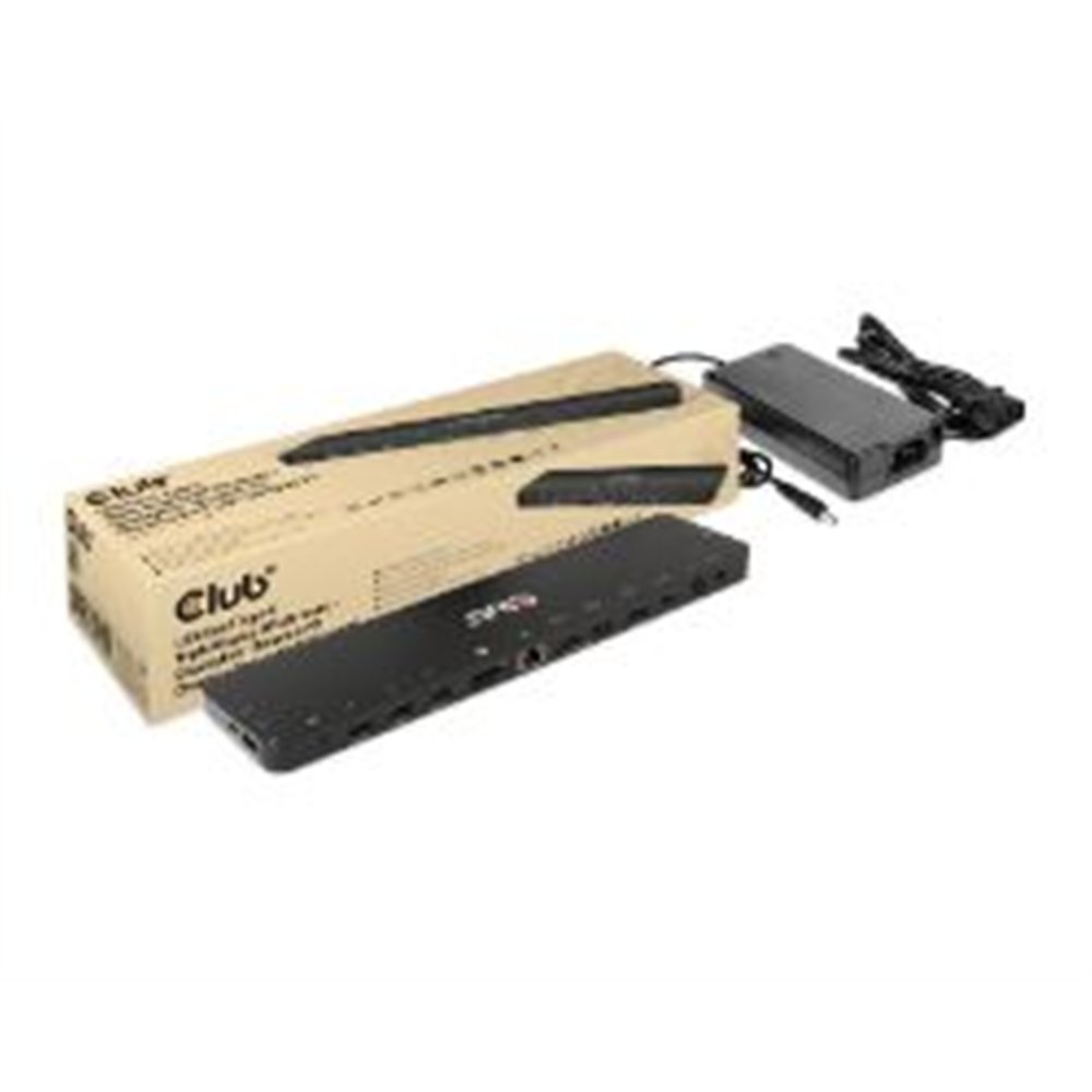 docking club 3d usb-c a 4xusb-a/2xhdmi negro (csv-1566)