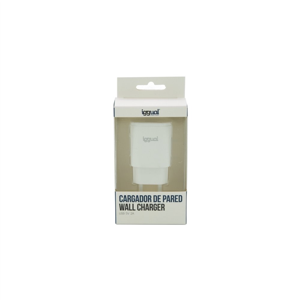 iggual cargador de dispositivo móvil interior blanco