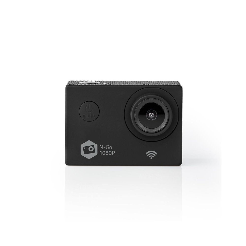 nedis acam21bk cámara para deporte de acción 12 mp full hd wifi 60 g
