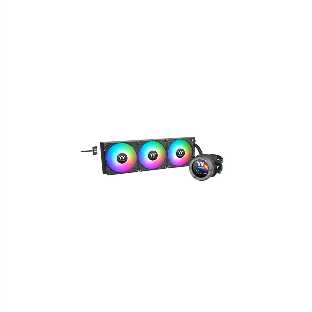 thermaltake cl-w415-pl12sw-a sistema de refrigeración para ordenador procesador kit de refrigeración líquida 12 cm negro