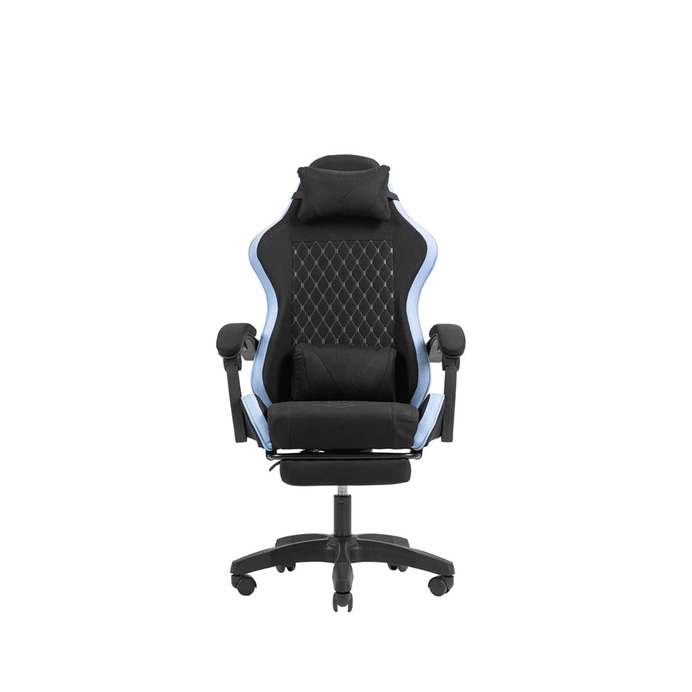 mars gaming mgc-x fabric silla para videojuegos de pc asiento acolchado negro, azul