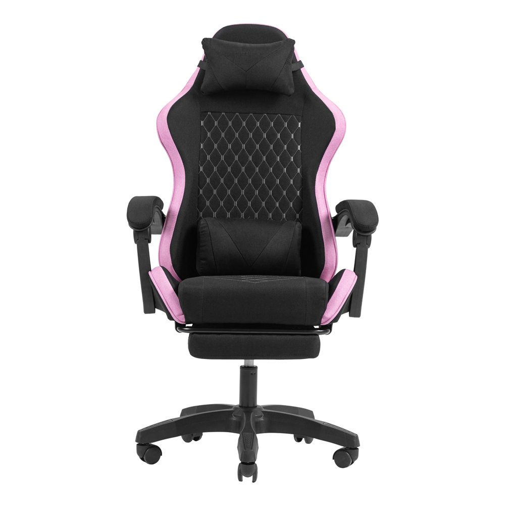 mars gaming mgc-x fabric silla para videojuegos de pc asiento acolchado negro, rosa