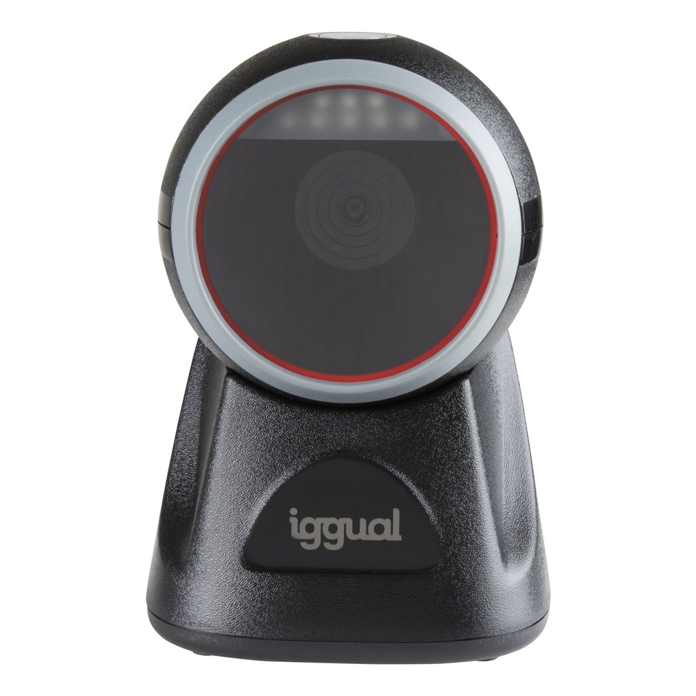 iggual l2dusb-s-ax lector de códigos de barras fijo 1d/2d cmos negro