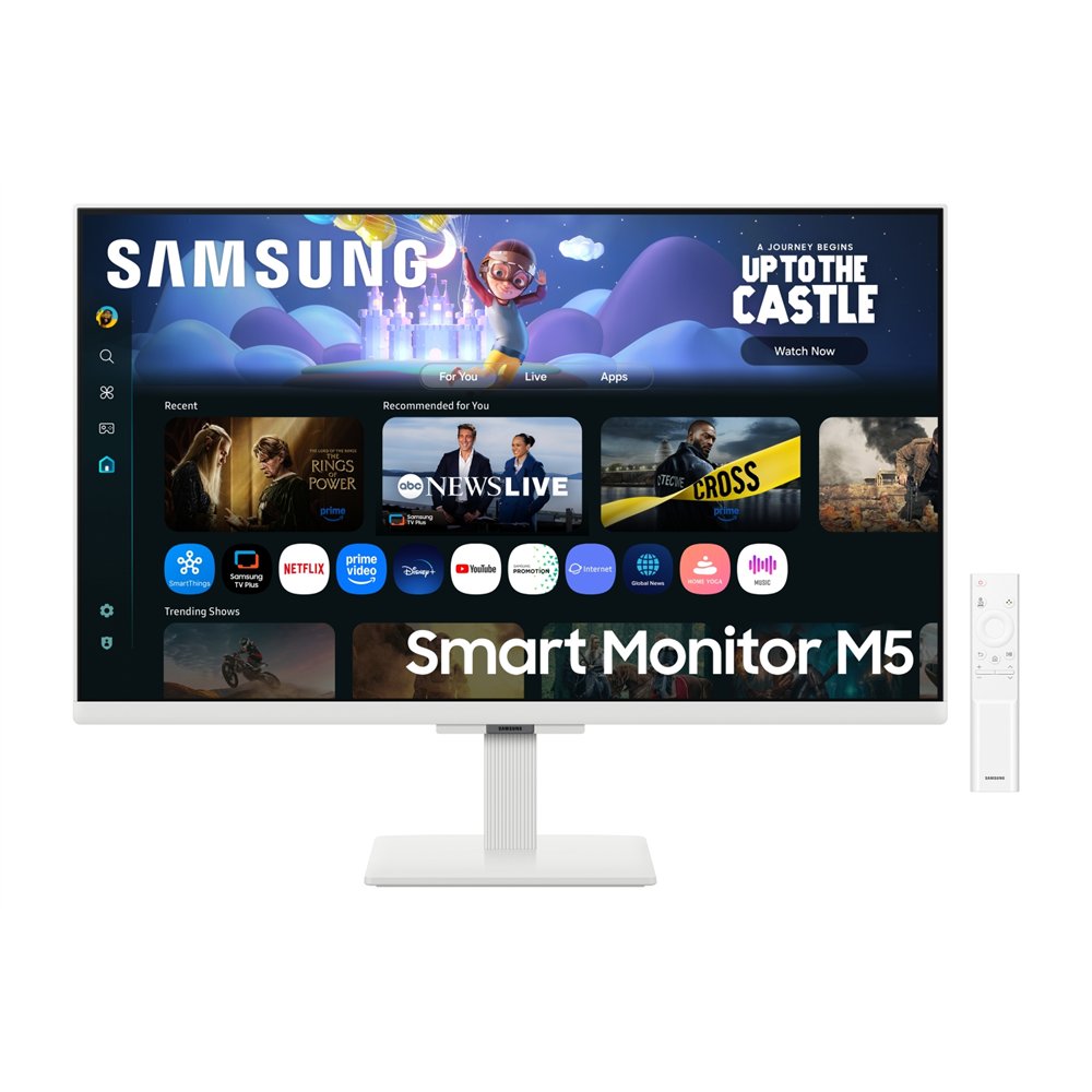samsung m5 m50f pantalla para pc 68,6 cm (27") 1920 x 1080 pixeles full hd lcd blanco