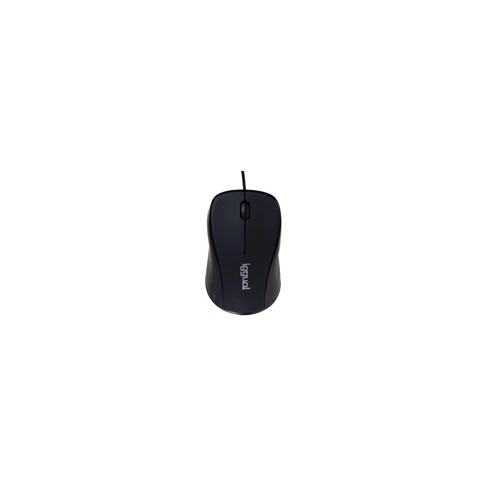 iggual ratón óptico xs-kids-1600dpi negro