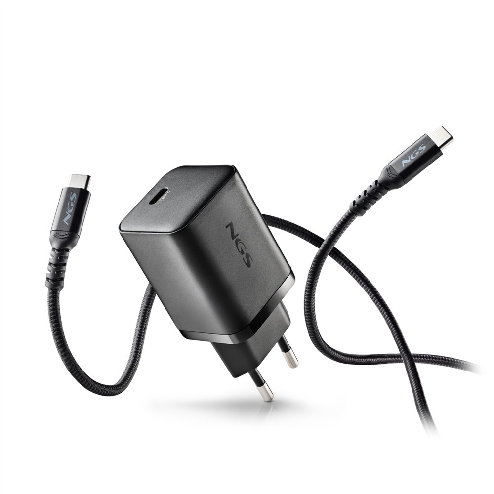 ngs bud 65w-l universal negro corriente alterna carga rápida interior