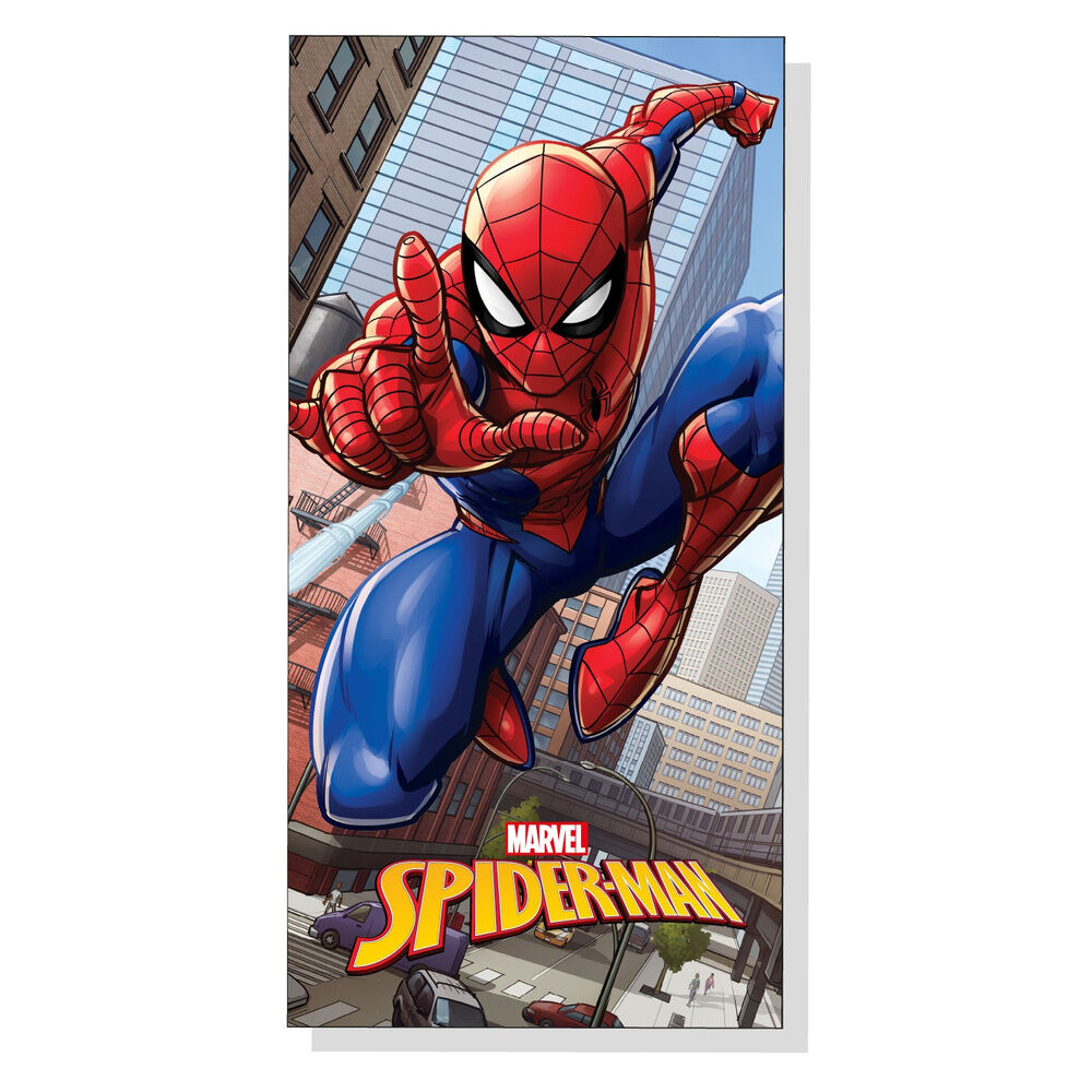 toalla spiderman marvel microfibra