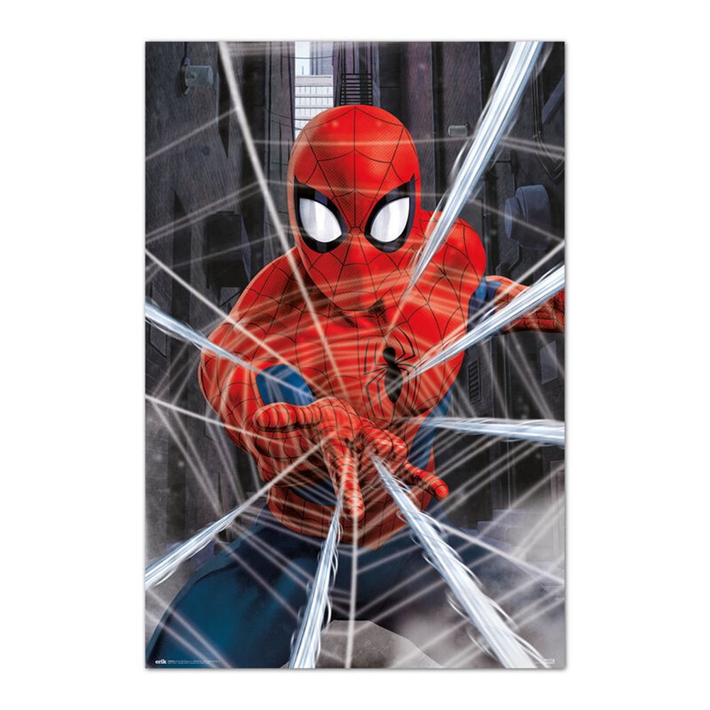 poster telaraña spiderman marvel