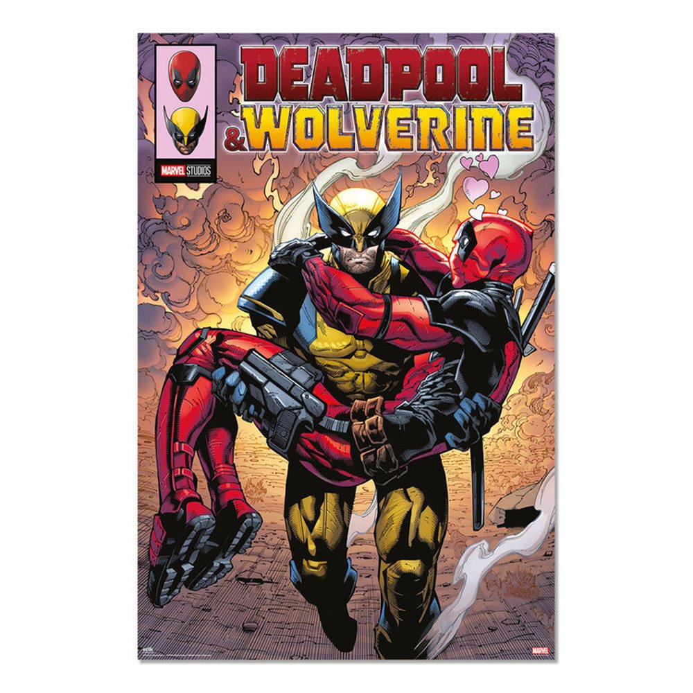 poster deadpool &38 lobezno marvel