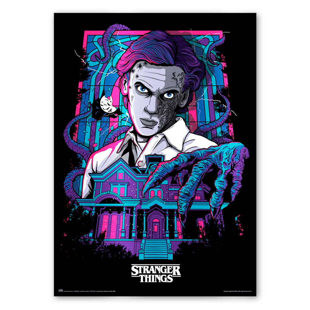 poster luminiscente stranger things