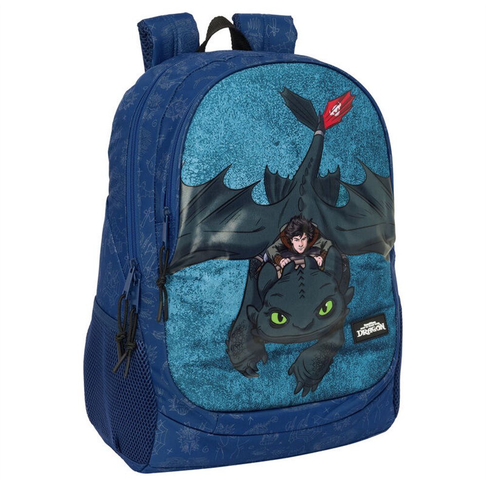 mochila como entrenar a tu dragon 44cm adaptable