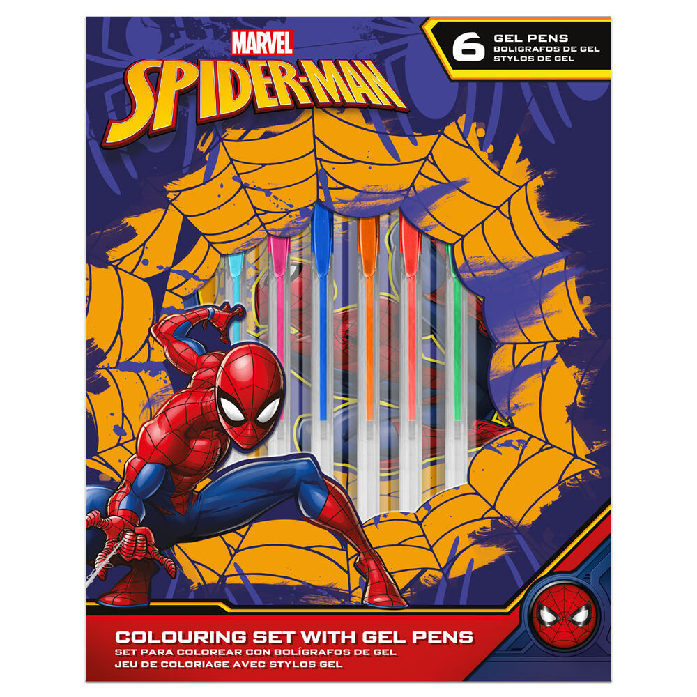 set papeleria spiderman marvel