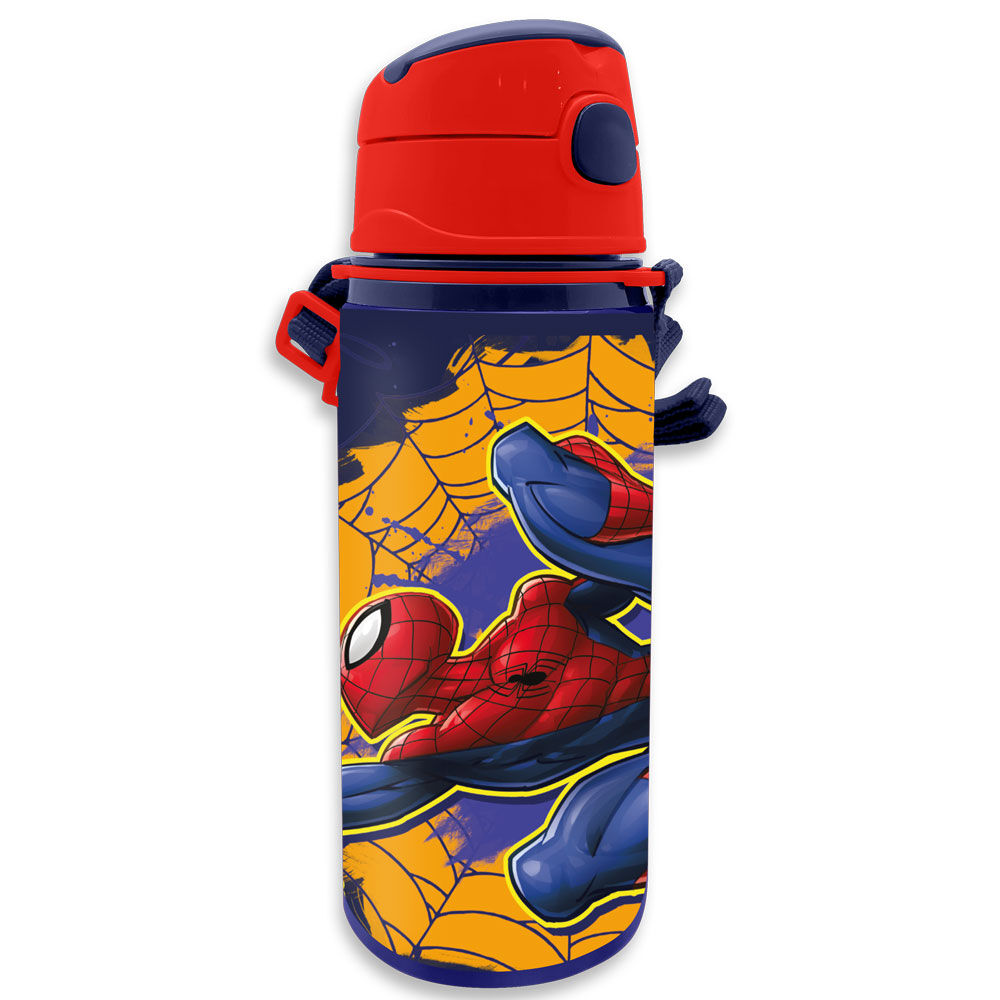 cantimplora aluminio spiderman marvel 600ml