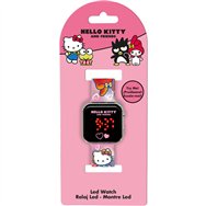 reloj led hello kitty