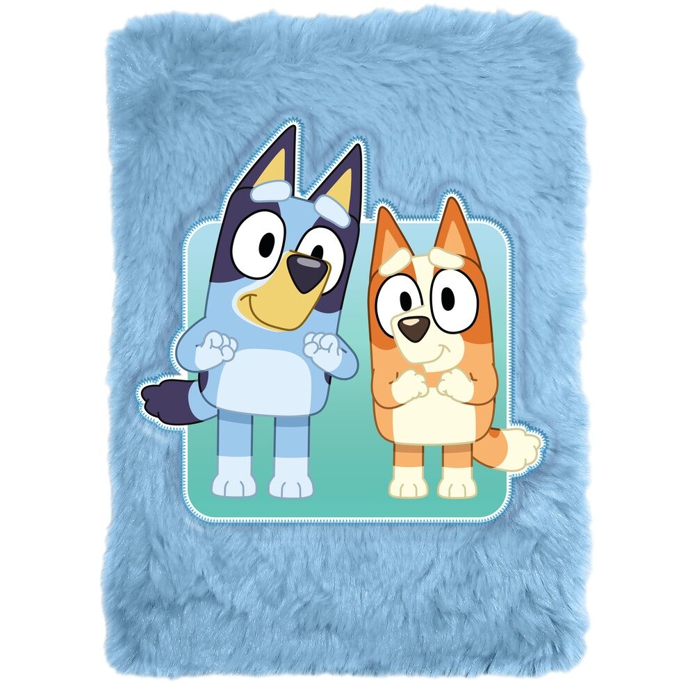 cuaderno peluche a5 bluey