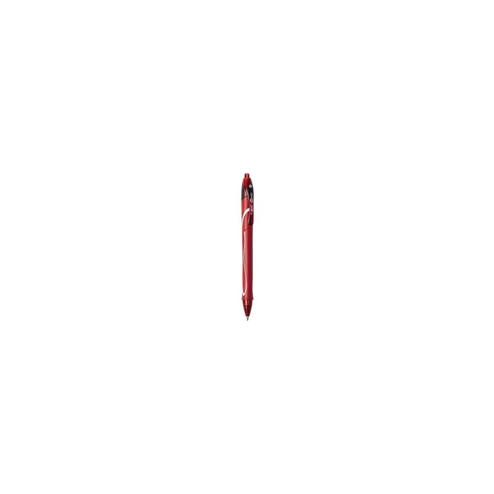 boligrafo retractil bic gelocity quick dry trazo 0.7mm tinta secado rapido rojo 949874