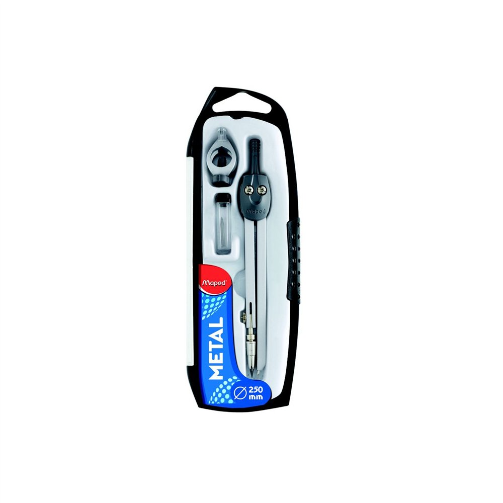 maped 197512 compas negro plata