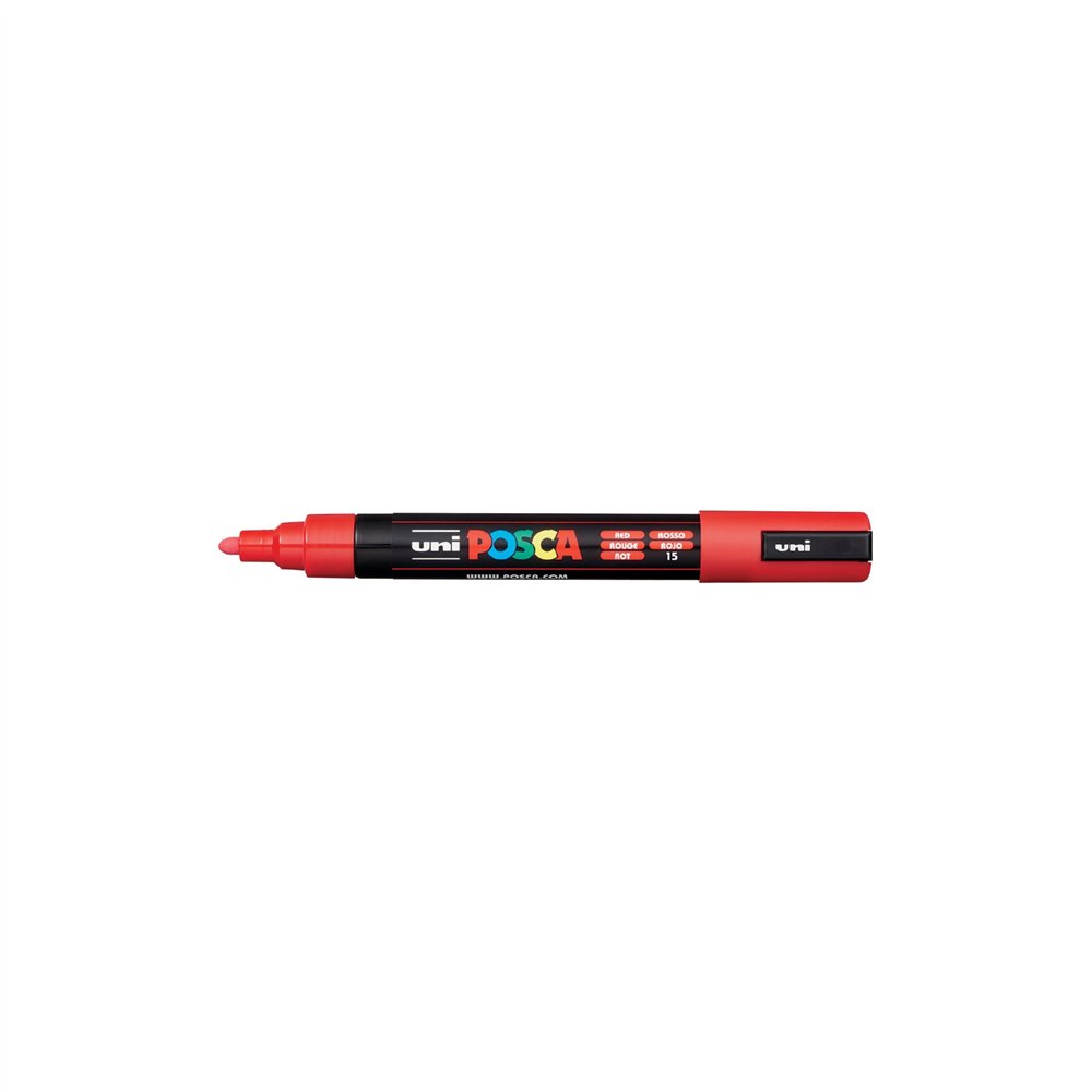uni-ball pc-5m rojo 1 pieza(s)