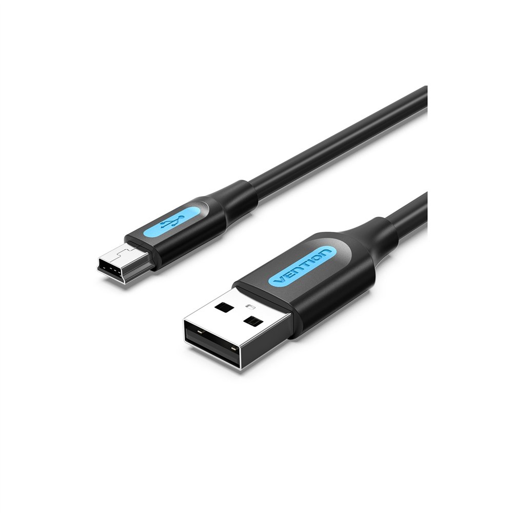 vention cable usb 2.0 combi/ usb macho - miniusb macho/ 3m/ negro