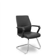 piqueras y crespo sillón confidente patín opti520pa similpiel negro