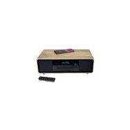 thomson mic300ibt sistema de audio para el hogar microcadena de música para uso doméstico 10 w negro, madera