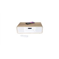thomson mic301ibt sistema de audio para el hogar microcadena de música para uso doméstico 10 w blanco, madera