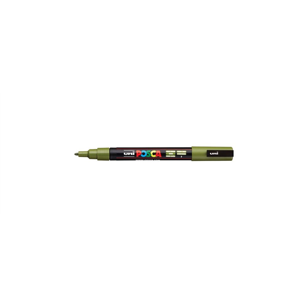 posca pc-3m verde caqui