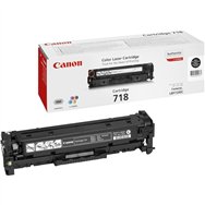 canon crg-718 bk cartucho de tóner 1 pieza(s) original negro