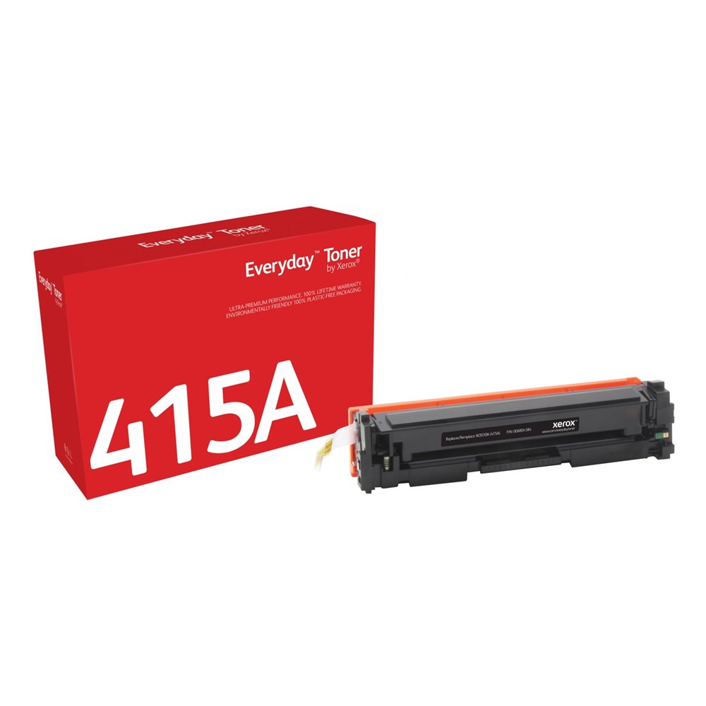 everyday el tóner ™ negro de xerox es compatible con hp 415a (w2030a), capacidad estándar