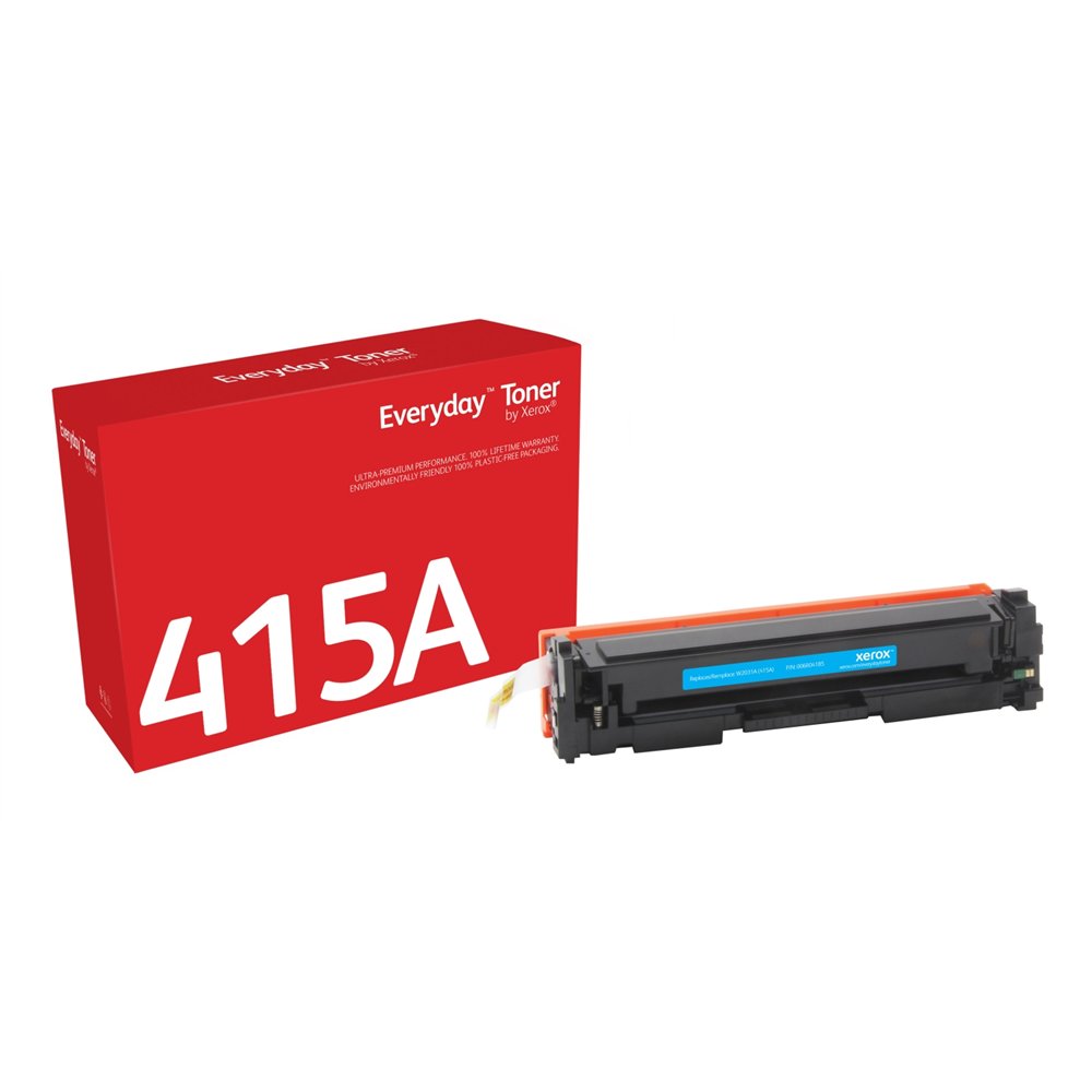 everyday el tóner ™ cian de xerox es compatible con hp 415a (w2031a), capacidad estándar
